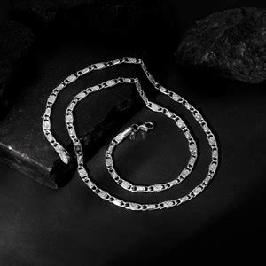 GIVA 925 Silver Figo Ring For Mens Rhodium Plated Sterling Silver Chain ...