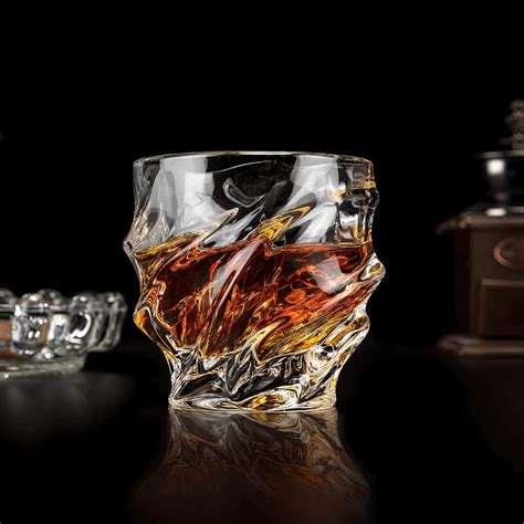 Nami Japanese Crystal Whisky Glass | TsukiGlass