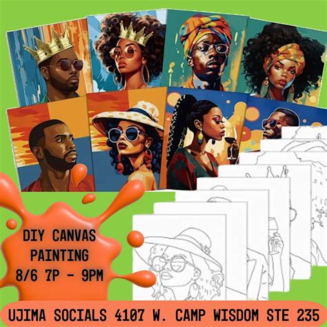 DIY Canvas Painting, 4107 W Camp Wisdom Rd ste 235, Dallas, 6 August ...