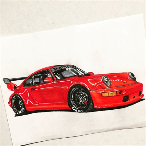 Porsche Drawing at PaintingValley.com | Explore collection of Porsche Drawing