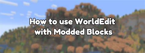 How to Use WorldEdit Mod 的图像结果