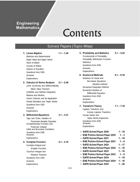 Buy GATE-ESE 2026: Engineering Mathematics - Topic & Year-wise Solved ...