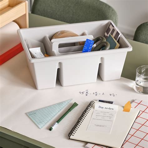 FÅNGGRÖDA insert with compartments, light grey, 35x24x14 cm (13 ¾x9 ½x5 ...