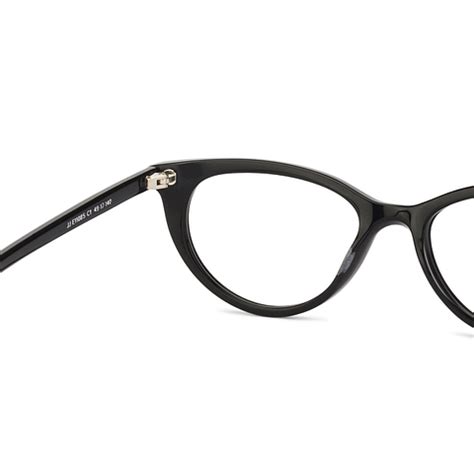 Buy Blue Block Phone Computer Glasses: Black Full Rim Cat Eye John ...