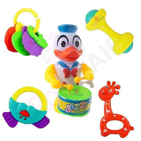 PRIMEFAIR Baby Rattle for New Born Babies, Baby Rattle Toys for for ...