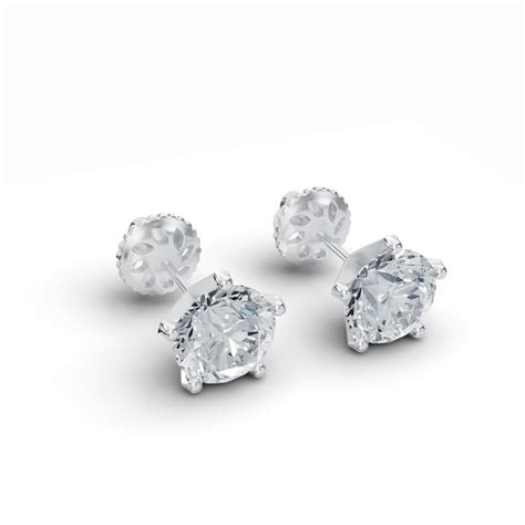 Signature Solitaire Diamond Stud Earrings | Wondr Diamonds – Wondrdiamonds
