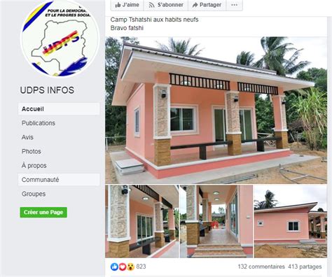 RDC : non, ces photos ne sont pas celles des logements sociaux du camp ...