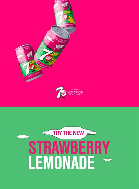 7up Strawberry Lemonade on Behance