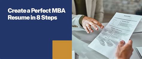 Create a Perfect MBA Resume in 8 Steps | Sunstone Blog
