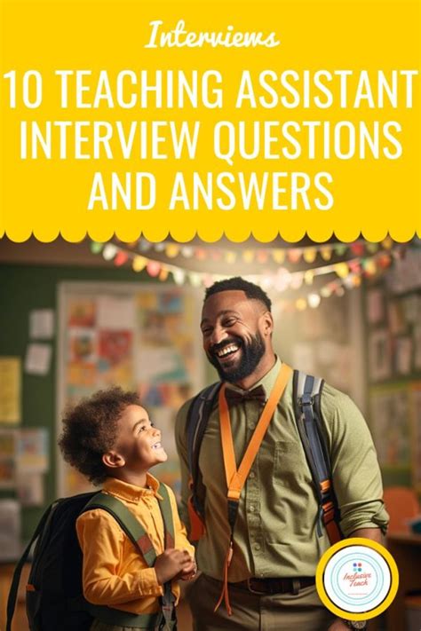 Teaching Assistant Job Interview Questions 的图像结果