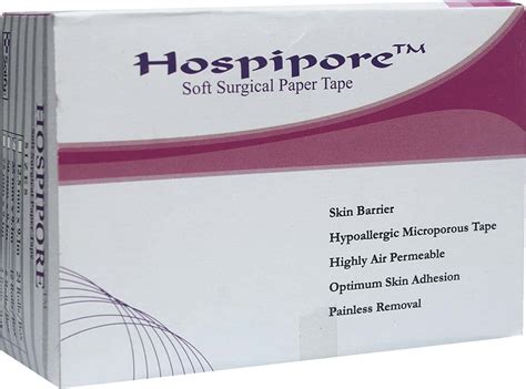 Buy HOSPIPORE SURGICAL PAPER TAPE 1"*9MTR 12 ROLLS Online & Get Upto 60 ...