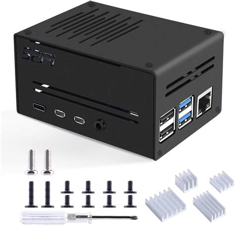 GeeekPi Raspberry Pi 4 Metal Case,Raspberry Pi 4B | Ubuy India