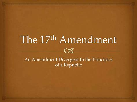 Image result for 17th Amendment Explained