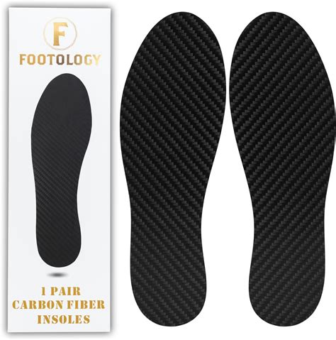 Amazon.com: Footology Carbon Fiber Insoles-1 Pair | Rigid Carbon Fiber Shoe Insert for Recovery ...