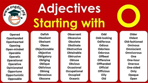 positive adjectives starting with o Archives - EngDic
