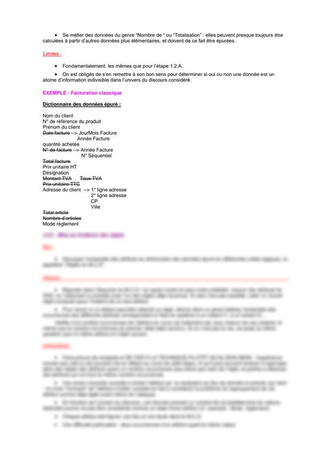 Modele Conceptuel De Donnees