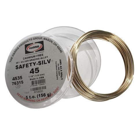 Harris Safety-Silv 45 1/16" High Silver Brazing Alloy 5 toz. Cup - 4535