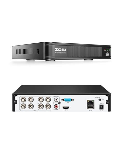 Buy ZOSI H.265+ 5MP Lite CCTV DVR 8 Channel Full 1080p, Remote Access ...