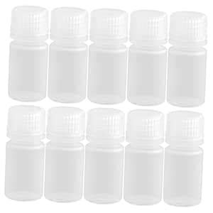 Healvian 10pcs Sampling Bottle Pill Container Sample Containers ...