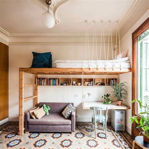 Small Homes That Use Lofts To Gain More Floor Space | Double height living room, Loft ...