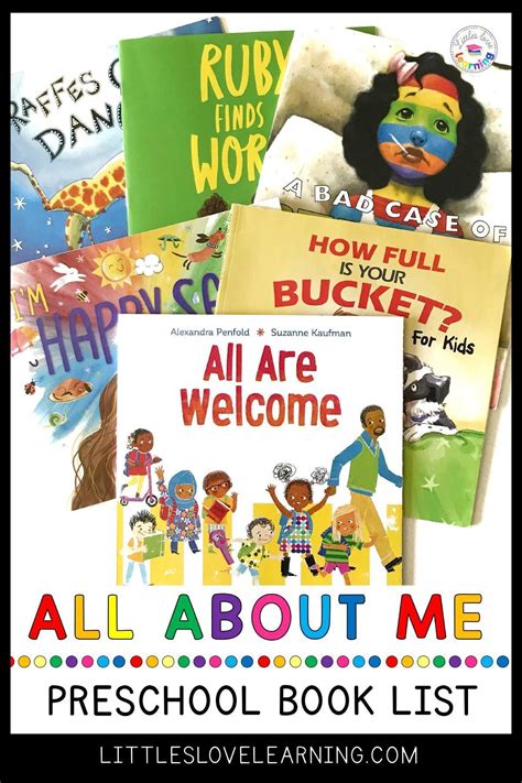 I love me all about me books for preschool pre k – Artofit