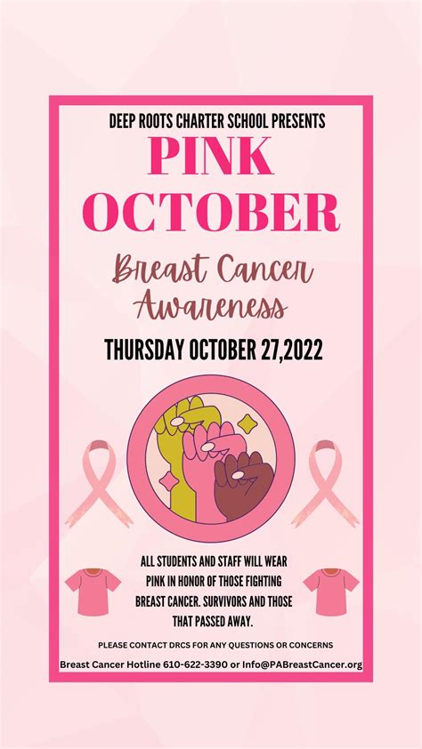 Pink October – Deep Roots Charter School