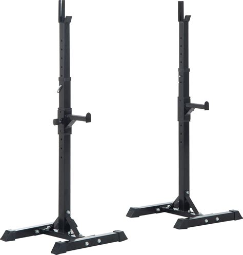 HOMCOM Heavy Duty Barbell Squat Stand Rack for GYM India | Ubuy