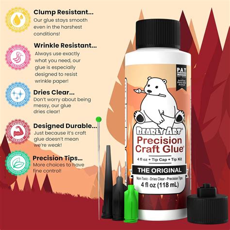 Bearly Art Precision Glue: The Original – The-Whole-Kit-N-Kaboodle