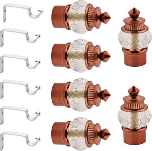 Hip Silver, Maroon Rod Rail Bracket, Curtain Knobs Metal Price in India ...