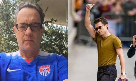 Tom Holland received an impromptu but stressful lesson from Tom Hanks ...