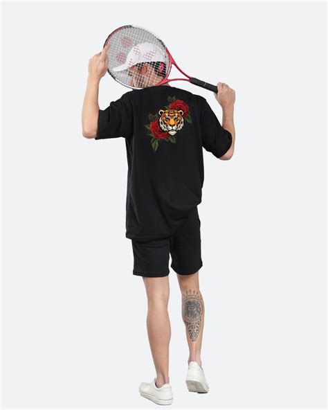 Buy Men Co-ord Set | Rose Tiger Co-ord Set Men | Mad Over Print