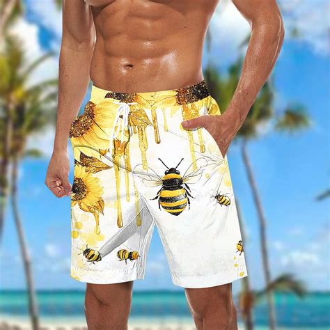 Awdenio Men's Shorts New Summer Men's Swim Trunks Quick Dry Bathing ...