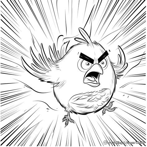 Angry Bird Coloring Pages - Free & Printable!