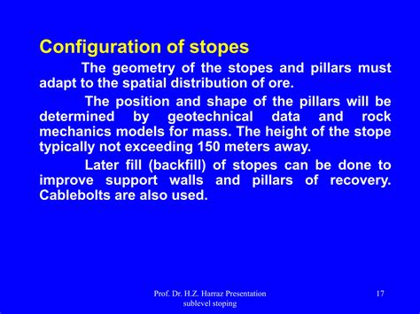 Image result for Sub Level Stoping Mining Method Illustration