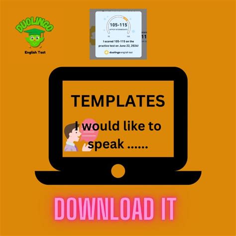Duolingo english test preparation templates | learnwithrobin