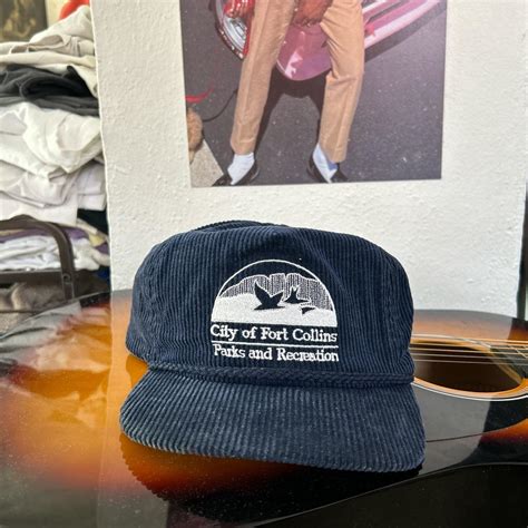 Sweet vintage corduroy Fort Collins, Colorado hat.... - Depop