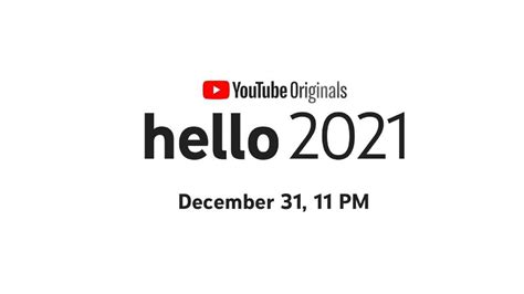 Youtube is hosting the 'Hello 2021 India' Virtual New Year's Eve Event ...