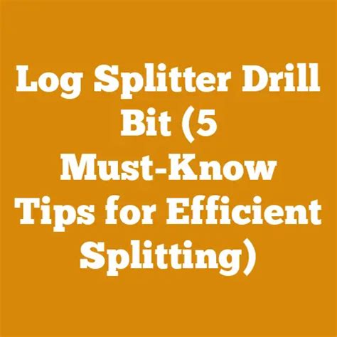 Image result for Log Splitting Bit