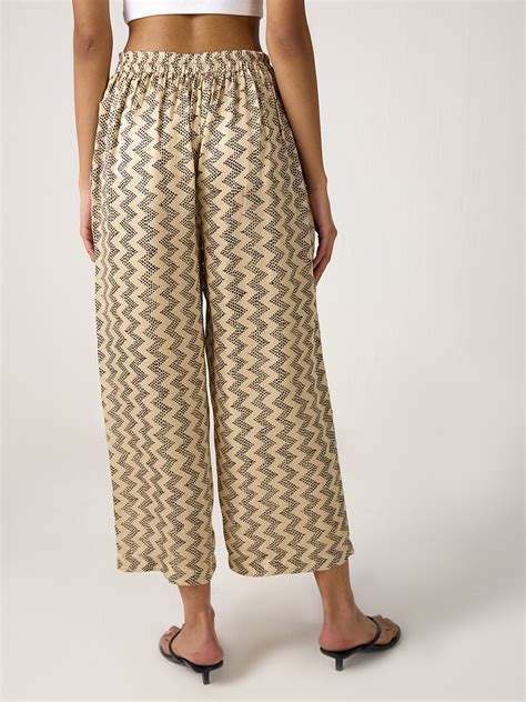 Geo Printed Straight Trouser