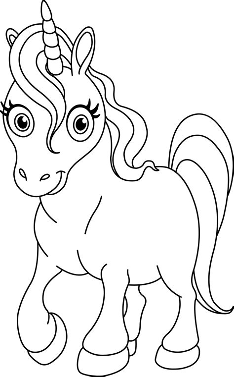 Unicorn Coloring Page Printable
