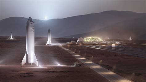 火星基地,未来城市3D模型_科幻场景模型下载-摩尔网CGMOL