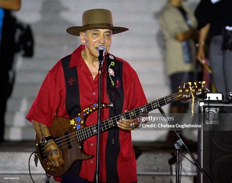 Musician Pat Vegas of Redbone performs at the Inaugural Indigenous ...