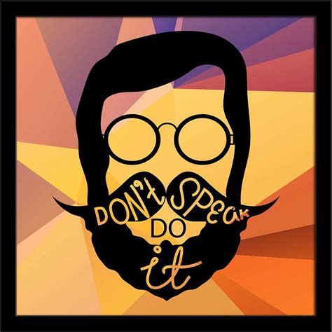 BOXD Hipster with Motivating Text Painting Poster Frame : Amazon.in ...