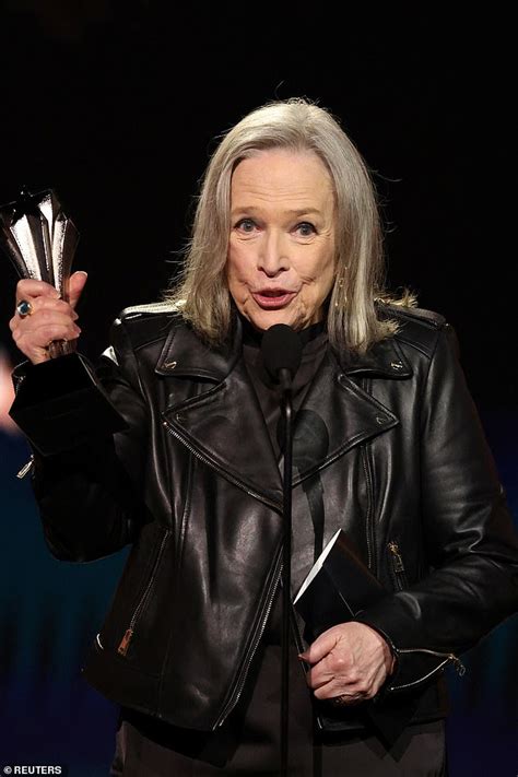 Kathy Bates has hilarious foul-mouthed reaction to 2025 Critics' Choice ...