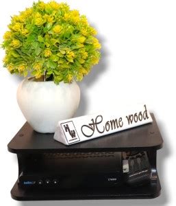 Home wood Set top Box Stand | WiFi Router Holder Stand MDF (Medium ...