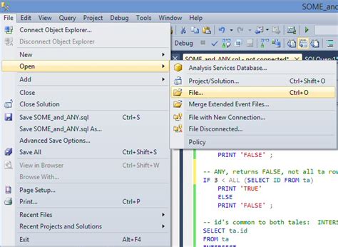 SQL Command to Open Saved File in SQL 的图像结果