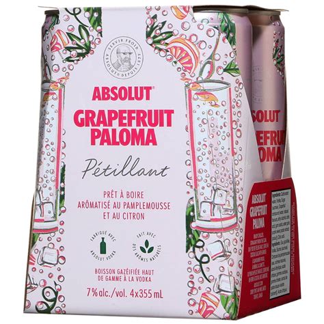 Absolut Grapefruit Paloma | Product page | SAQ.COM