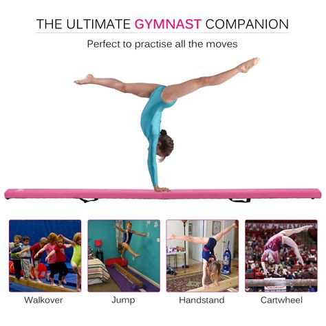 Snapklik.com : ZELUS 8 Folding Gymnastics Balance Beam, Floor Balance ...