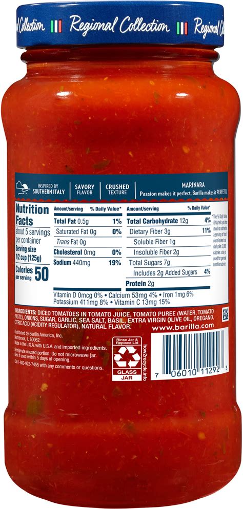 Barilla Marinara Sauce , 24 oz — Goisco.com