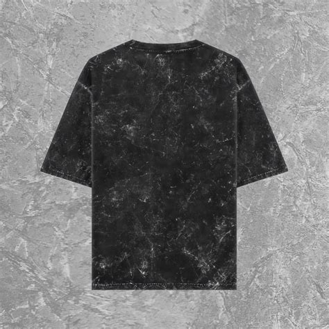 Acid Wash Oversized T-Shirts Plain Crew Neck – Haanum